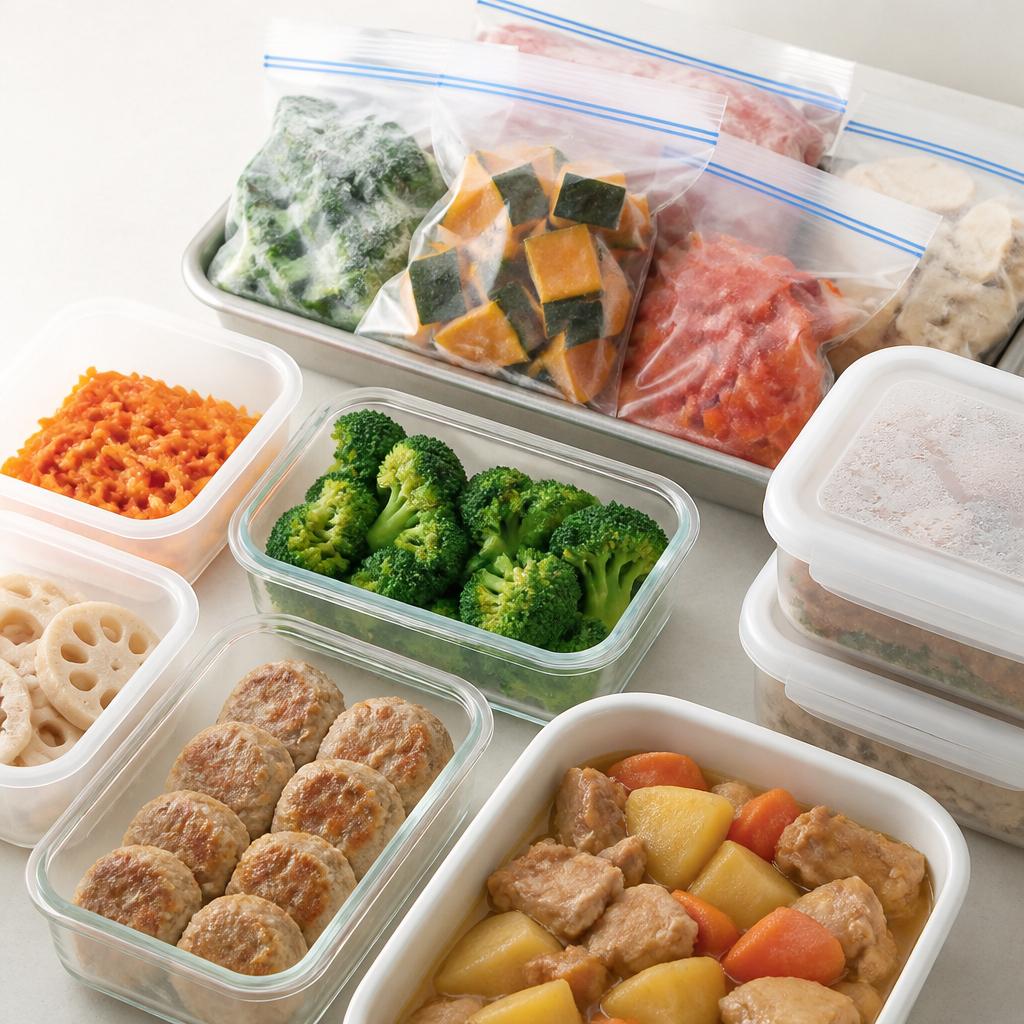 冷凍保存方法で食材の新鮮さをキープ