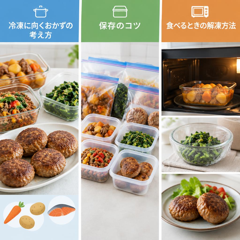 冷凍しても楽しめる!時短料理に役立つ食品保存の基本