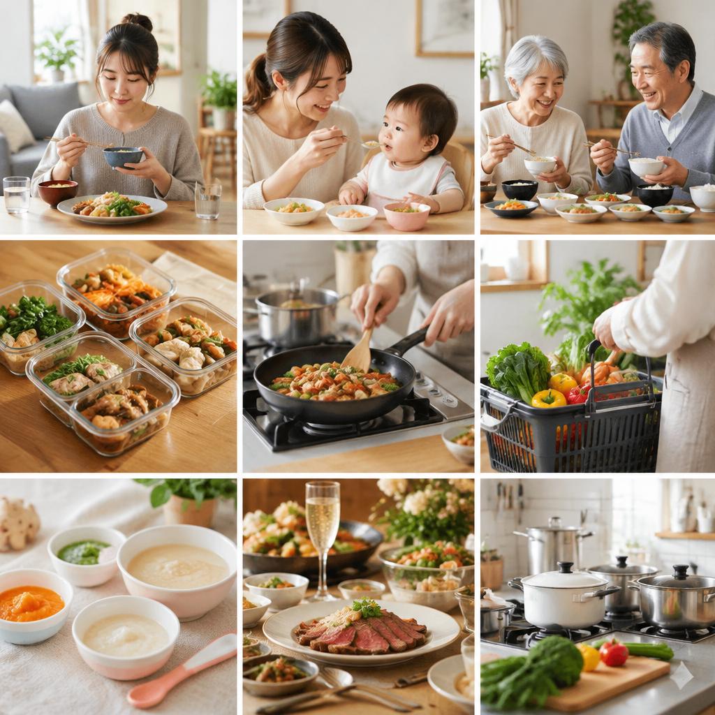 3時間で約10〜15品が目安。暮らしに合わせて選べる作り置き