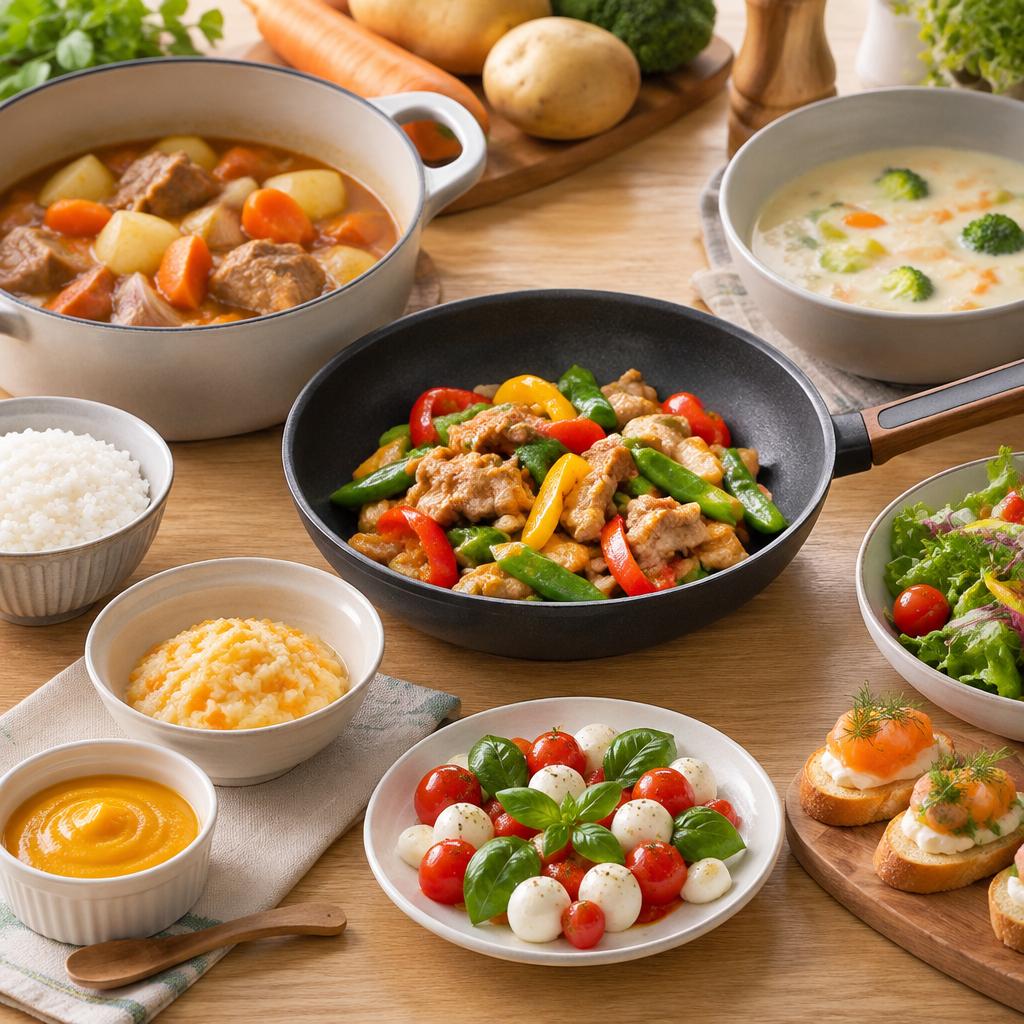和洋中から離乳食まで。暮らしに合わせた料理代行