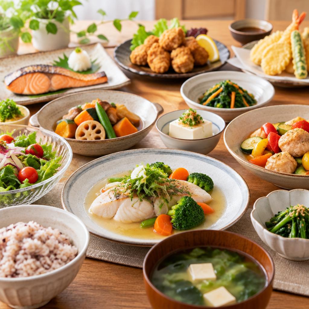 おいしさも健康も。油を控えた、野菜たっぷりの晩ご飯