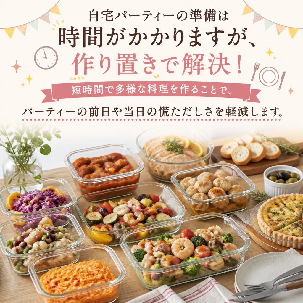 作り置きで手間いらず！