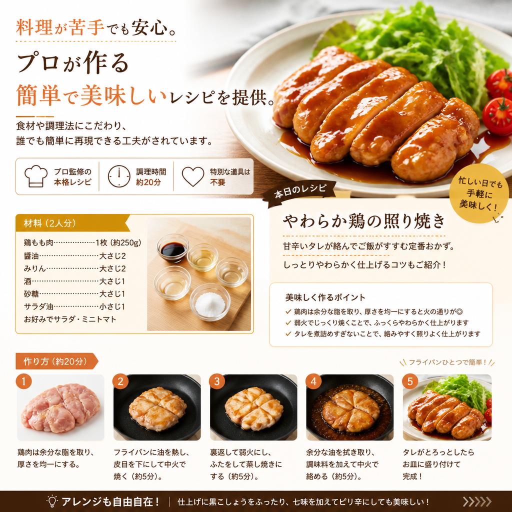 簡単レシピで手軽に健康を手に入れる