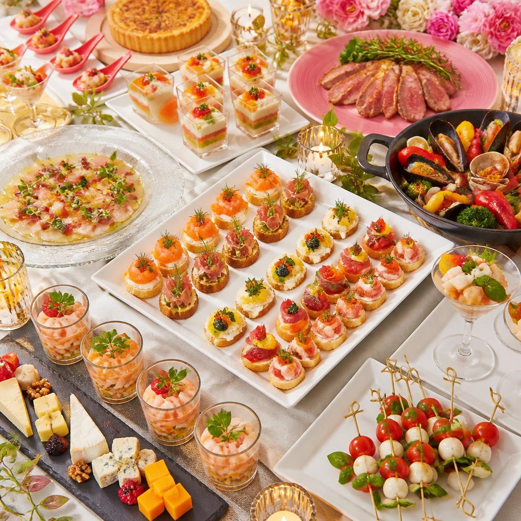 特別な集まりを華やかに演出！手軽に楽しむパーティ料理