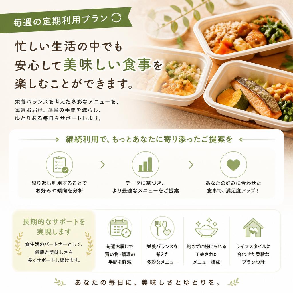定期利用で暮らしに豊かさを