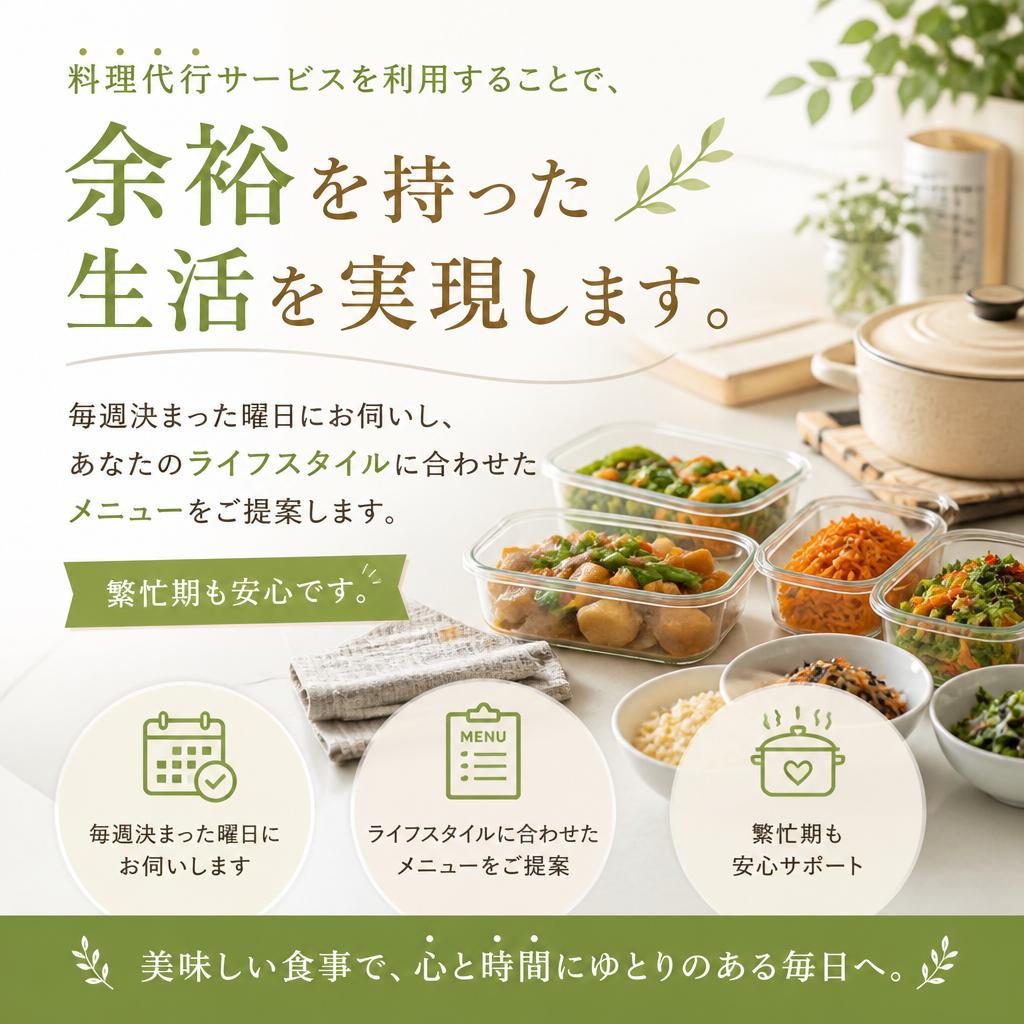 定期的な利用で手間いらずの食生活を実現