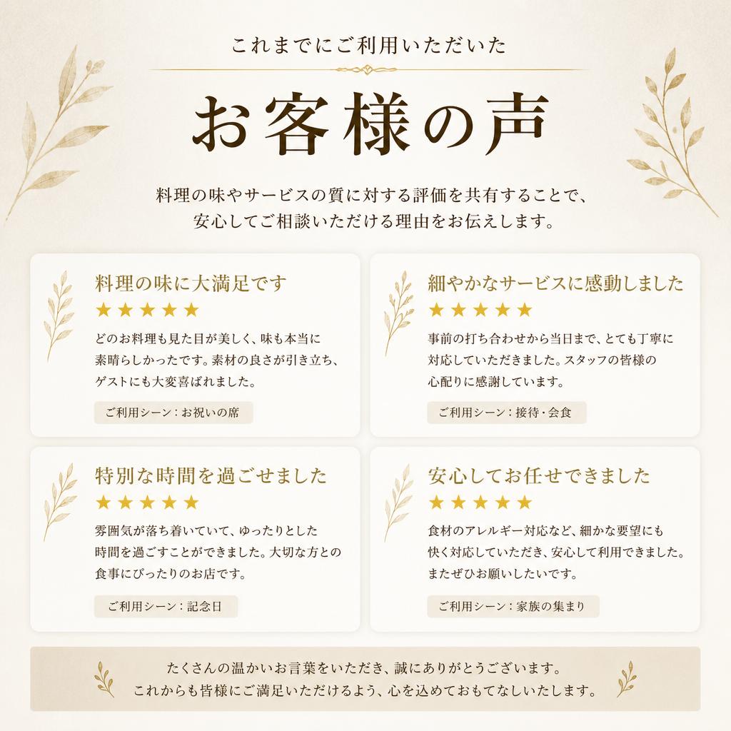 4. お客様の声