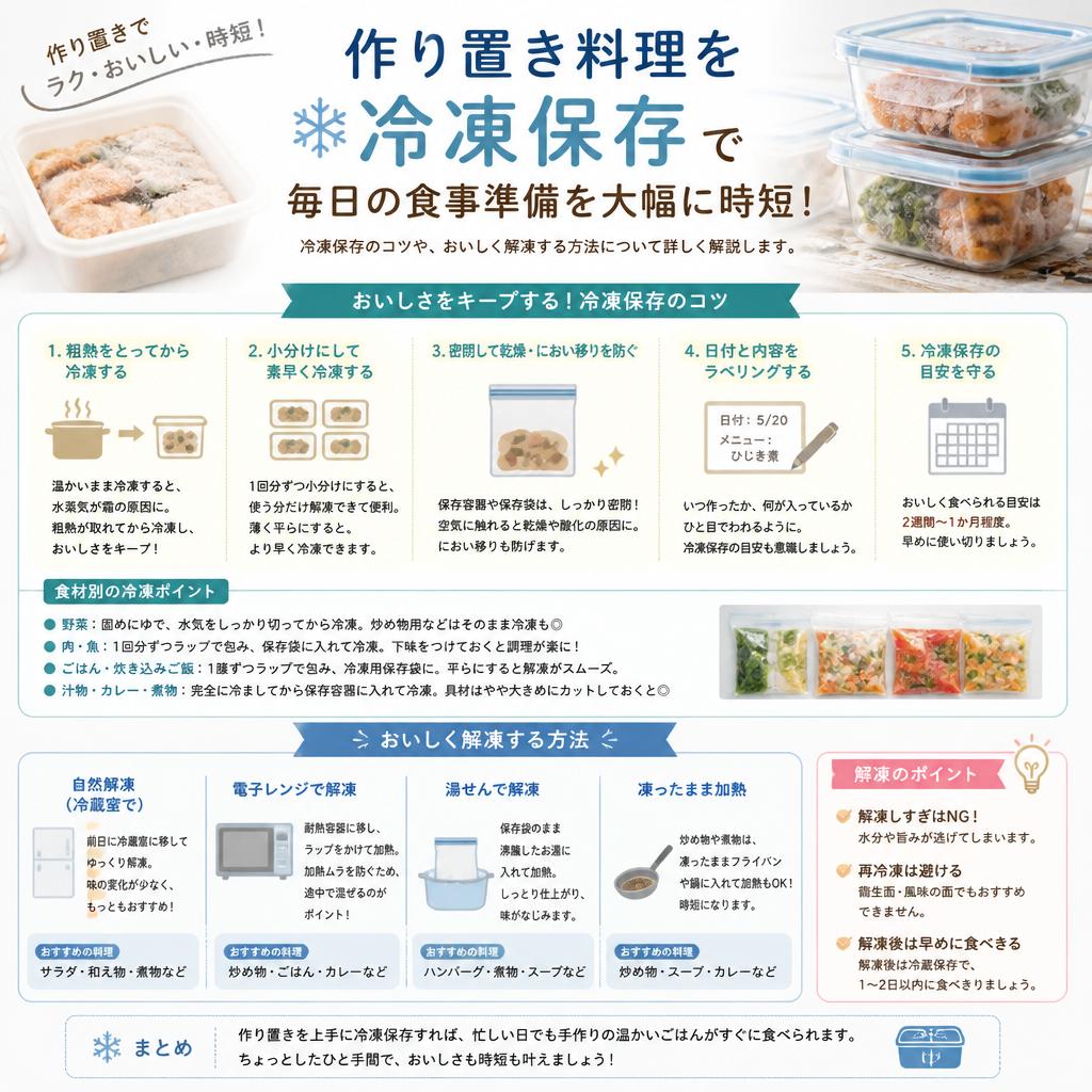 冷凍保存の利点と活用法