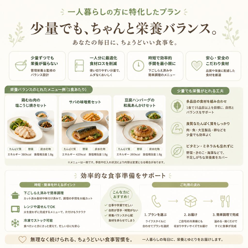 一人暮らしの強い味方