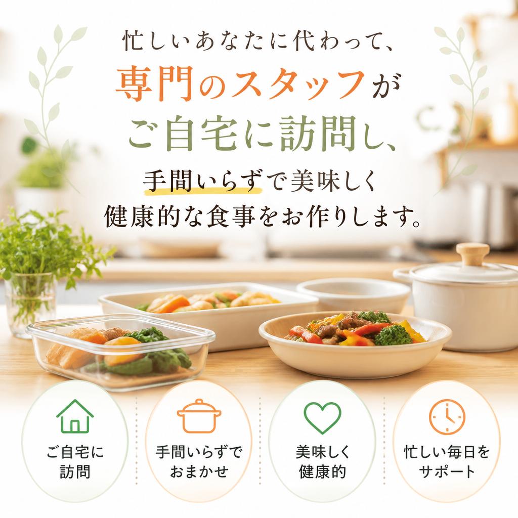 訪問型料理代行サービスのメリット