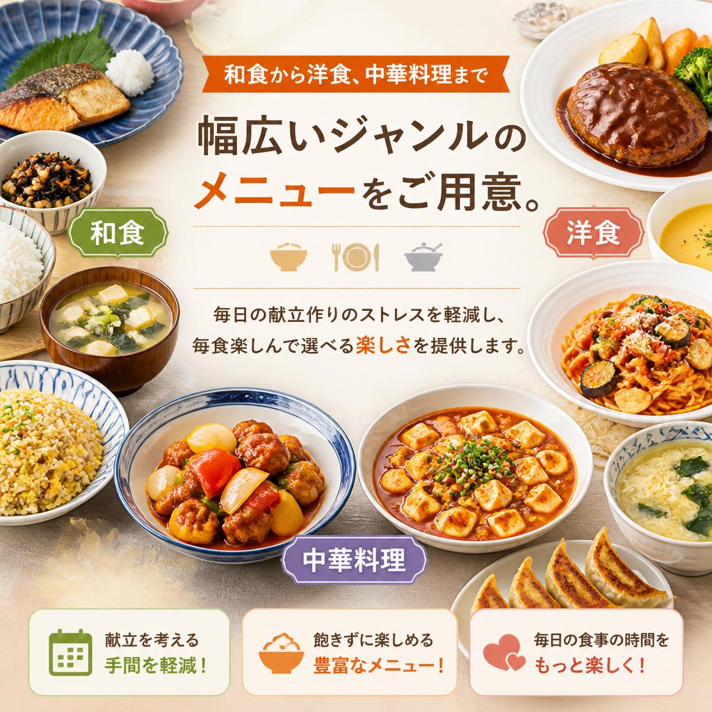 豊富なバリエーション