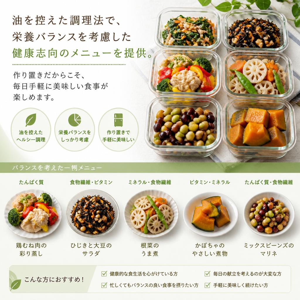 健康に嬉しい作り置きの魅力