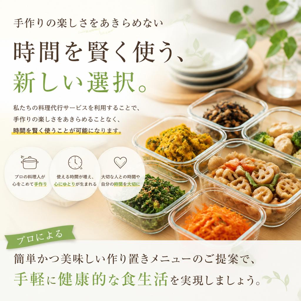 料理代行サービスで手間なし作り置き