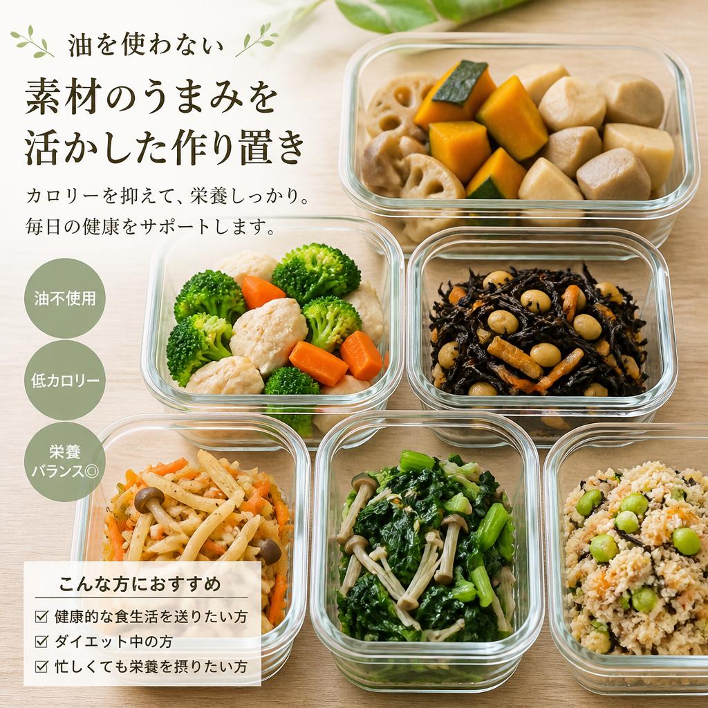 ノンオイル調理で健康的な食生活を実現
