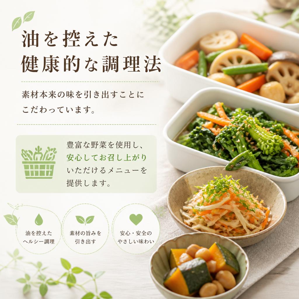 健康を意識した調理法