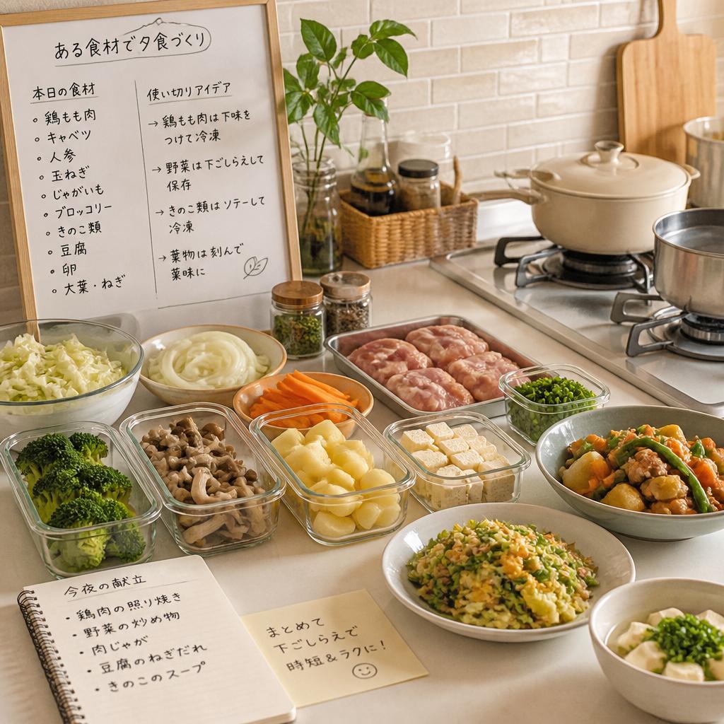 ご家庭の食材を活用