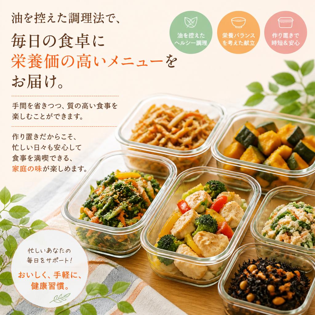 健康的な作り置き料理