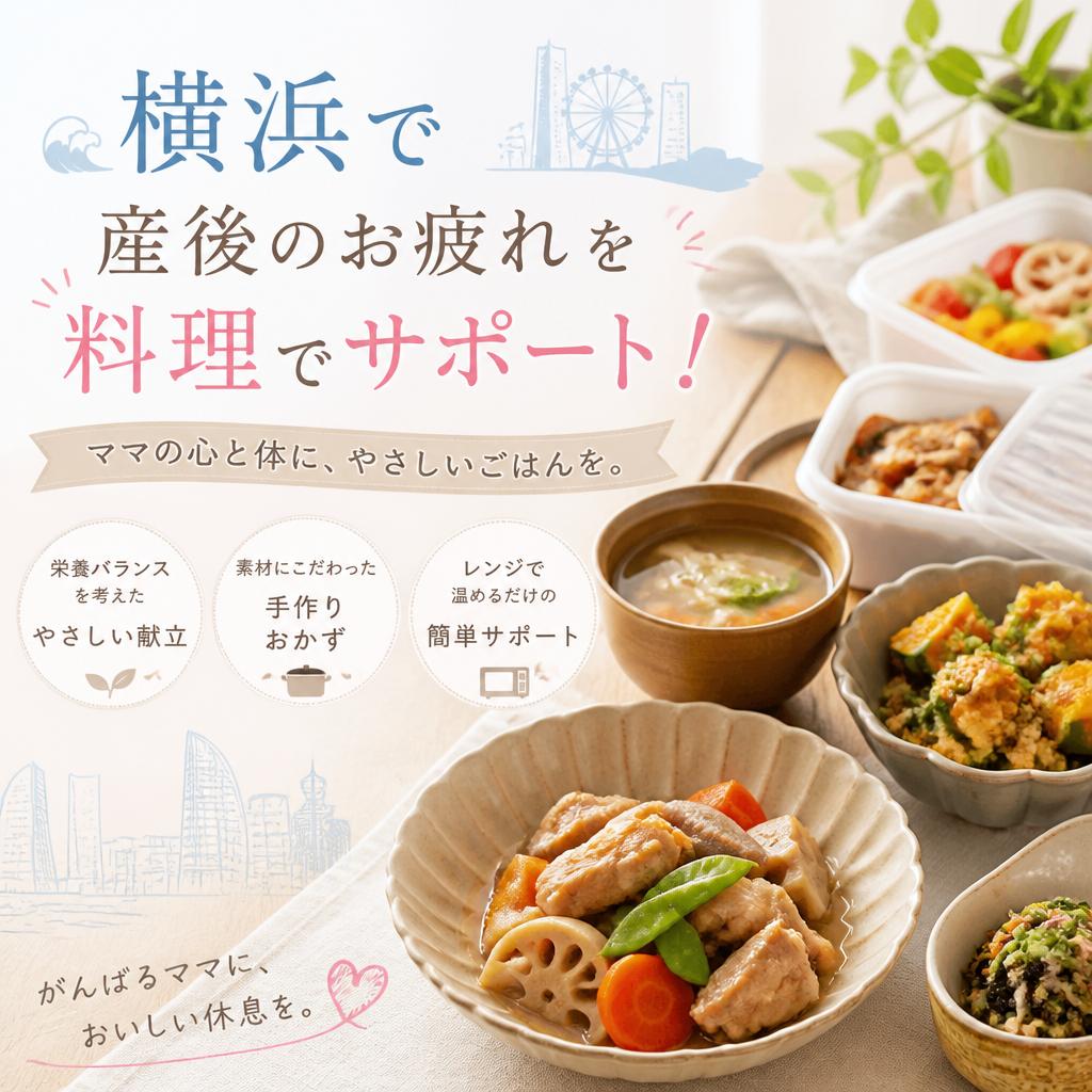 横浜で産後のお疲れを料理でサポート！