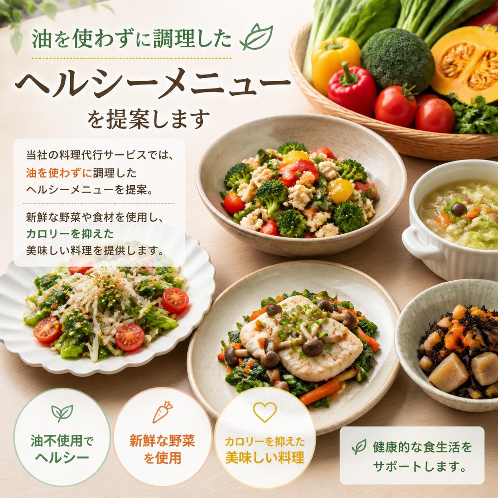 低カロリーなお料理プラン