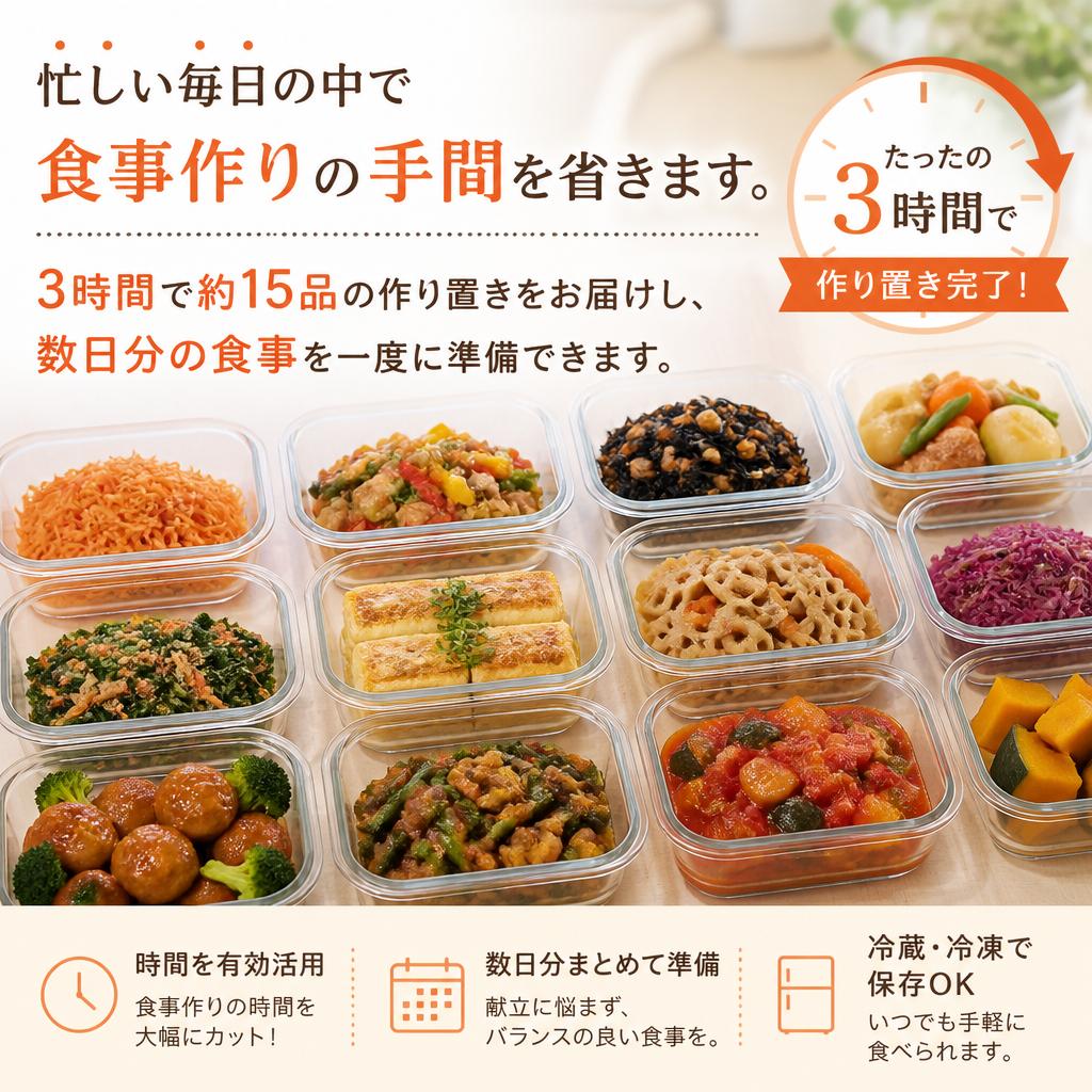 作り置きで手間いらず