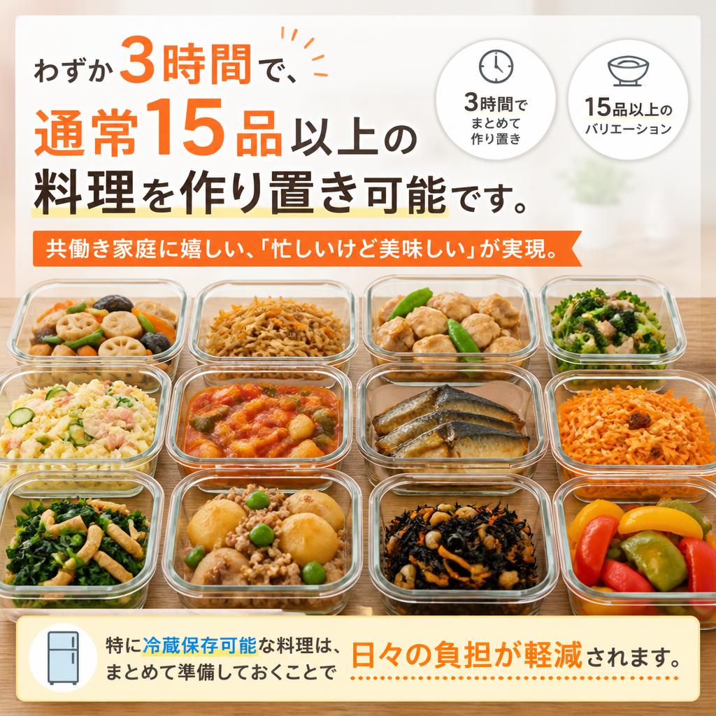 短時間での大量調理が便利