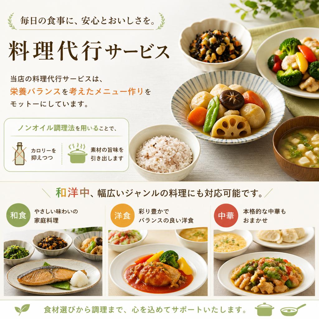 横浜で支持される料理代行サービスの特徴