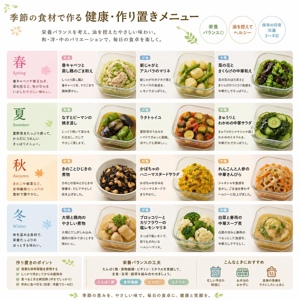 おすすめの作り置きメニュー