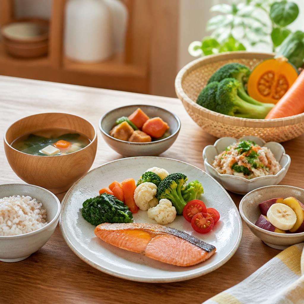 子供のための栄養管理、家庭の味を大切に。