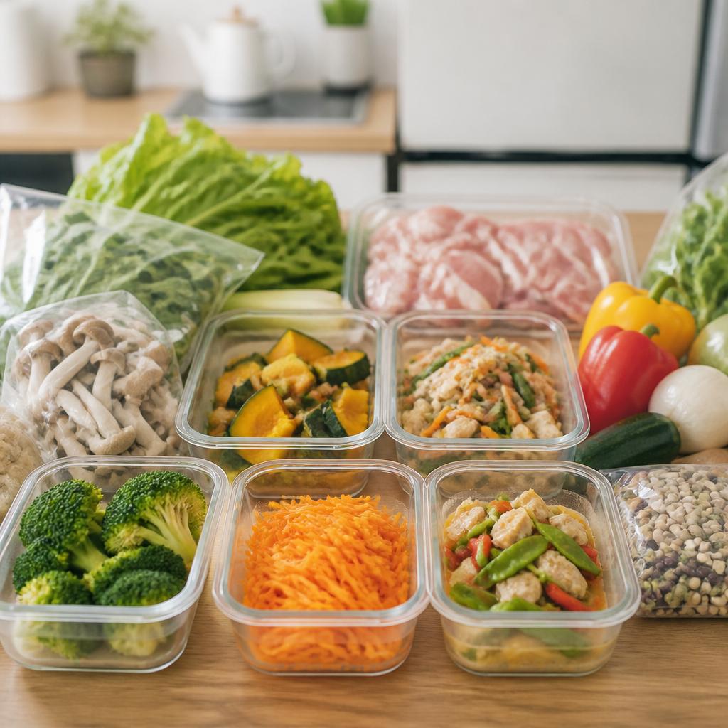 一人暮らしのあなたに贈る！簡単＆バランス満点の作り置き食材調達サービス